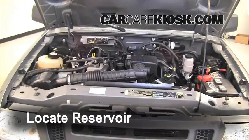 2008 Ford Ranger XL 2.3L 4 Cyl. Standard Cab Pickup Windshield Washer Fluid Add Fluid